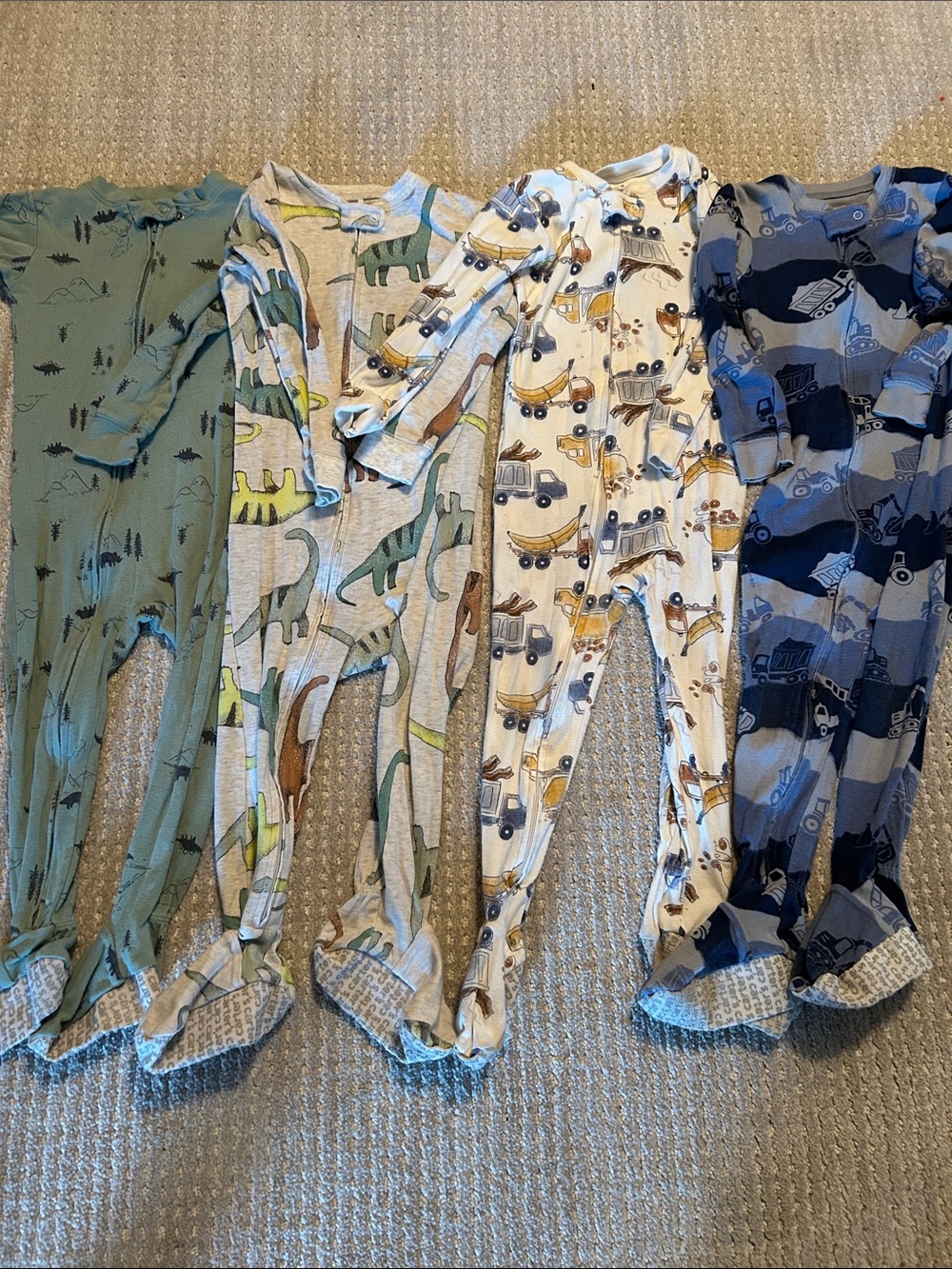 Carterβs Cotton One-Piece Footed Pajamas - in Assorted Prints